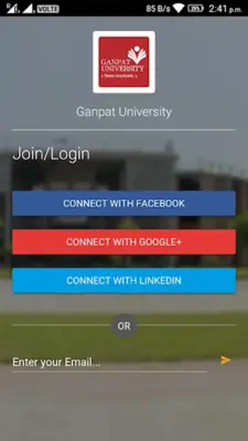 Ganpat University Alumni android App screenshot 6